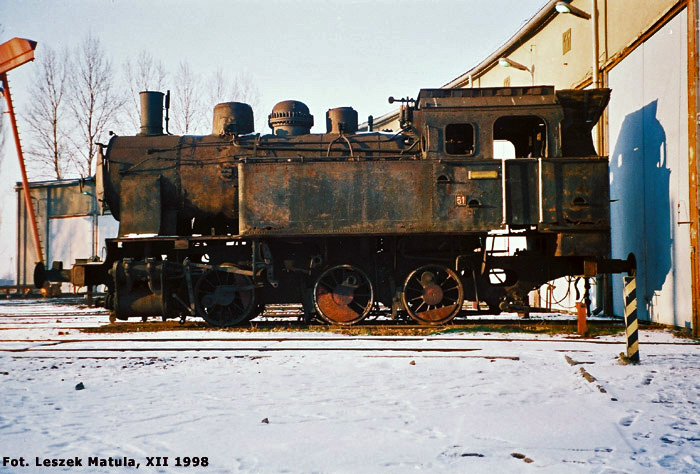Była lokomotywownia w Oświęcimiu, przed transportem do Chabówki